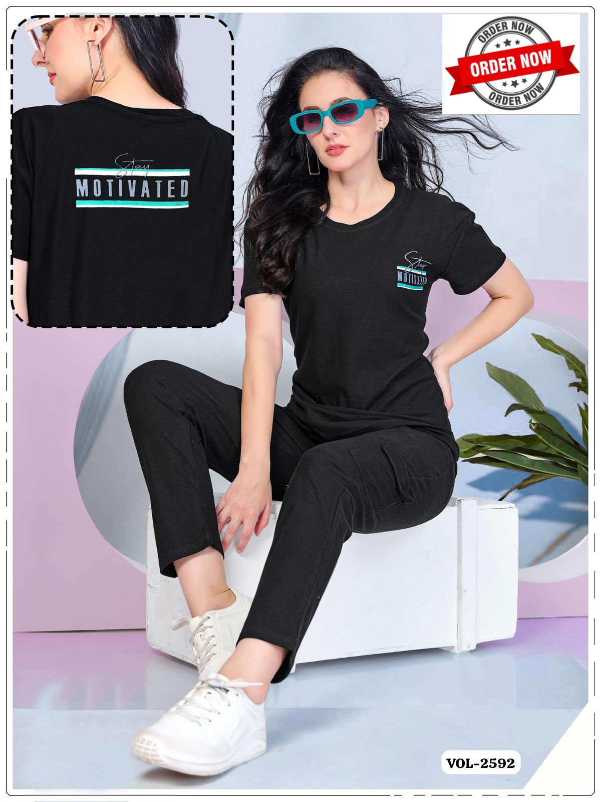 Vol 2592 Summer Special Shinker Hosiery Cotton Night Suit Wholesale Price In Surat
